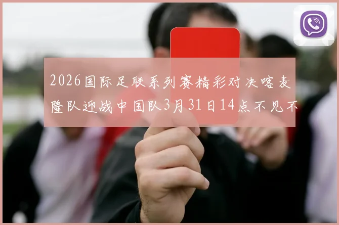 2026国际足联系列赛精彩对决喀麦隆队迎战中国队3月31日14点不见不散